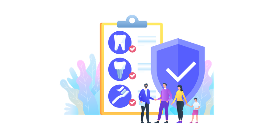 Dental Insurance  Illustration