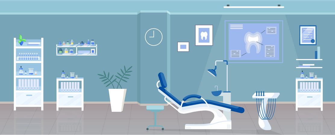 Dental office  Illustration