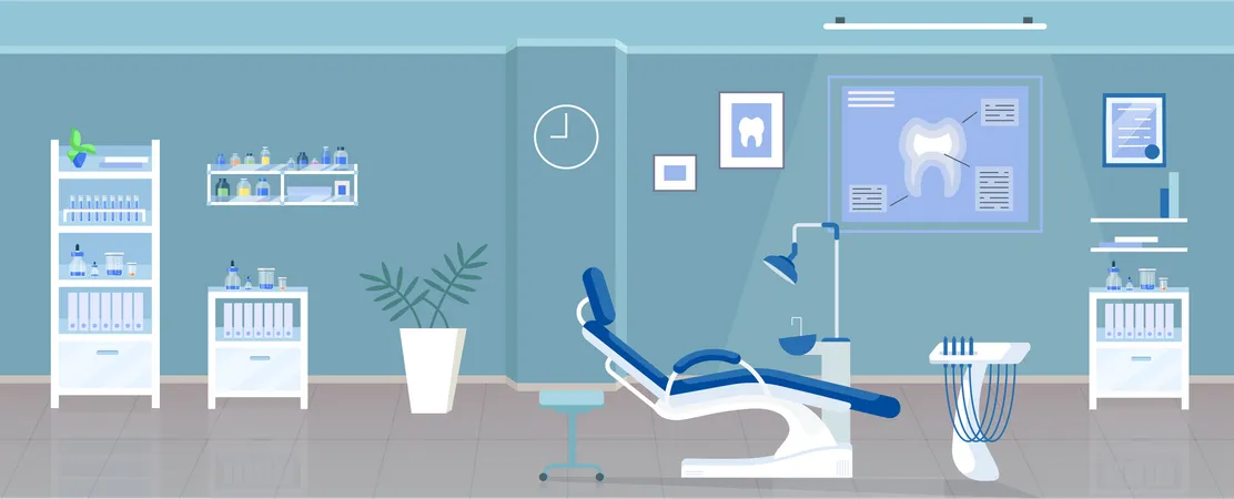 Dental office  Illustration