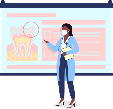Dental presentation Illustration