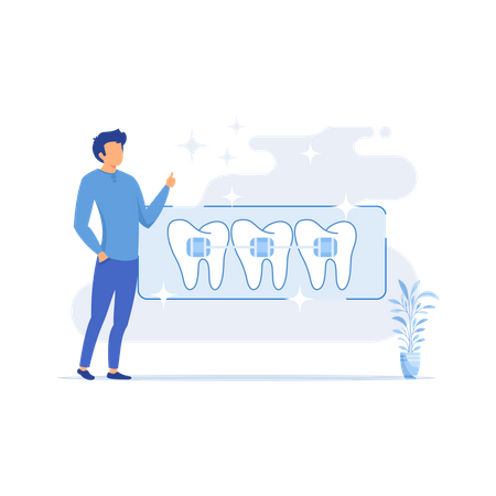 Dental procedure  Illustration