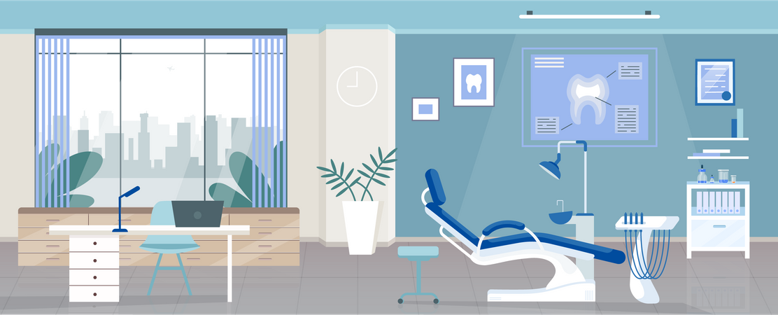 Dental room  Illustration