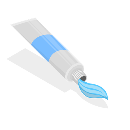 Dentifrice de différents goûts  Illustration