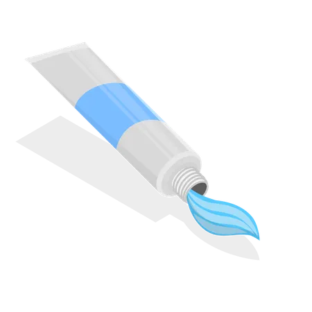 Dentifrice de différents goûts  Illustration