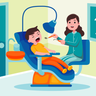 dentist profession illustration svg