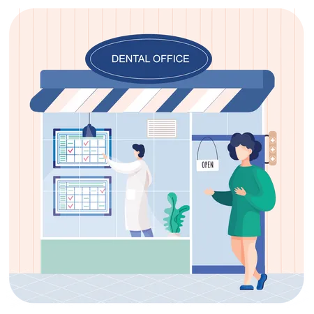 Dentist Appointment Illustration