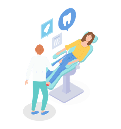 Dentist Procedure  Illustration