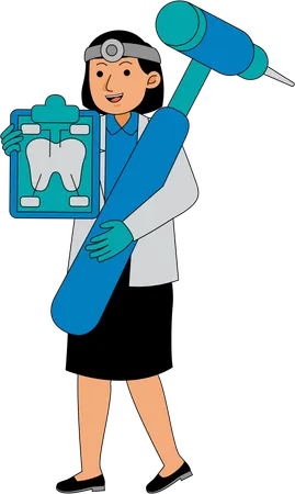 Dentist Profession  Illustration