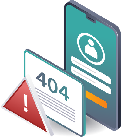 Dépannage de l'erreur 404 sur votre smartphone  Illustration