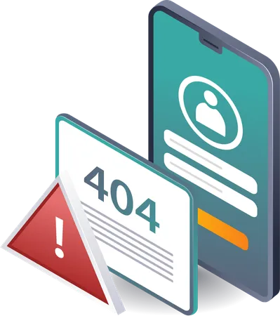 Dépannage de l'erreur 404 sur votre smartphone  Illustration