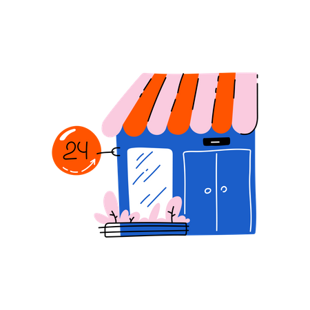 Épicerie  Illustration