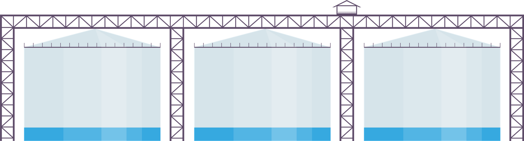 Embalses industriales  Ilustración