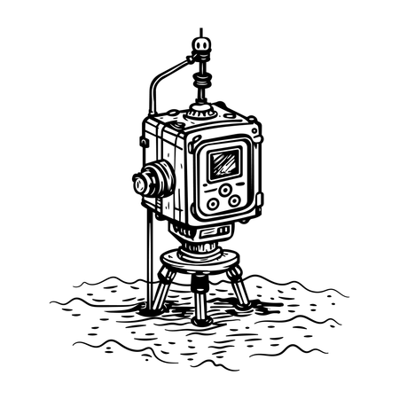 Depth sounder  Illustration