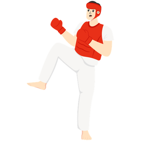 Derajat Fighting Sports  Illustration