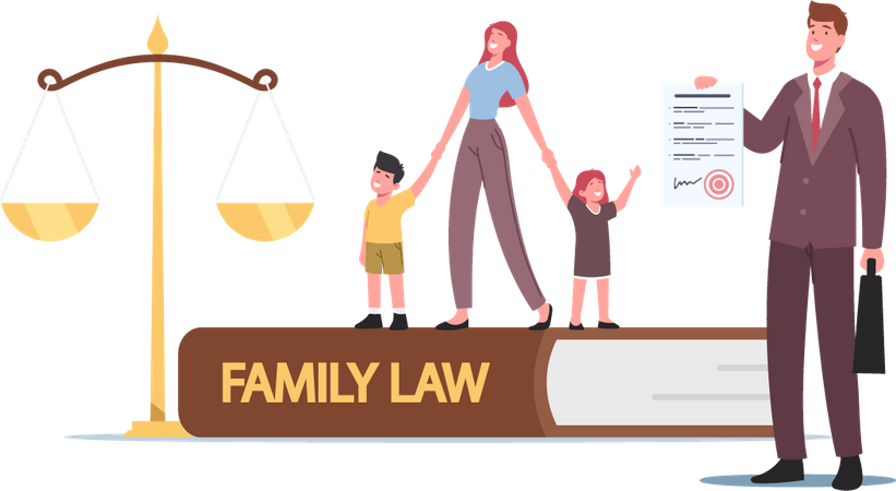 Derecho de Familia y Divorcio  Ilustración