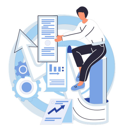 Des stratégies de flux de travail efficaces contribuent au développement commercial réussi  Illustration