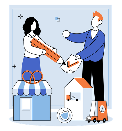 Desarrollar un plan de negocios integral es crucial para atraer inversores  Illustration
