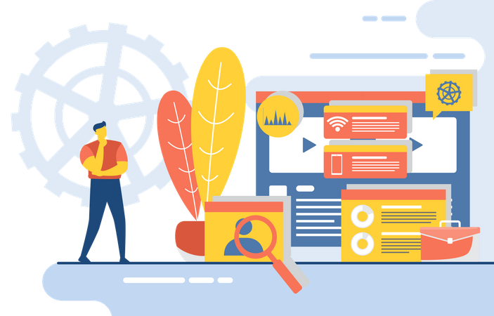 Desarrollo de Proyectos de Página Web  Ilustración