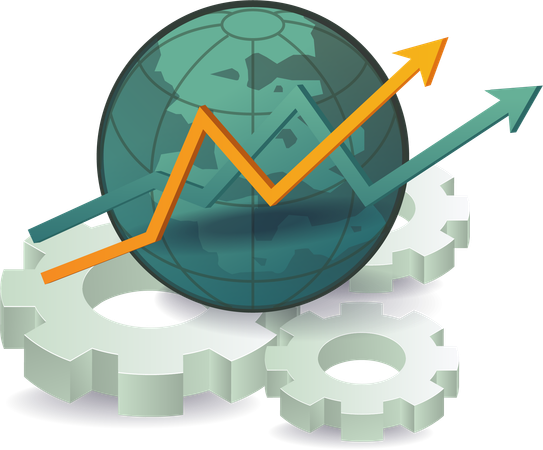 Desarrollo del mundo empresarial  Ilustración