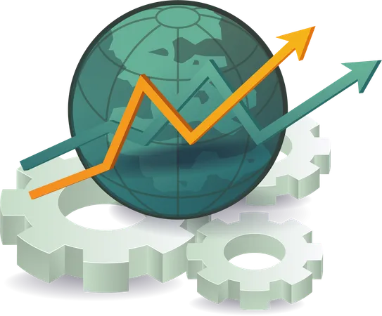 Desarrollo del mundo empresarial  Ilustración