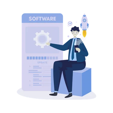 Desenvolvedor de software  Ilustração