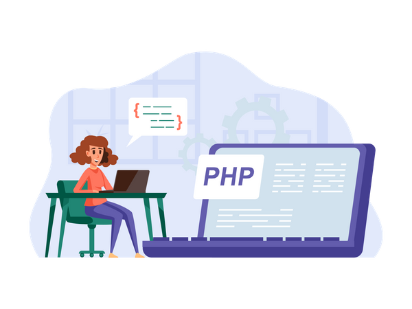 Desenvolvedor php fullstack  Ilustração