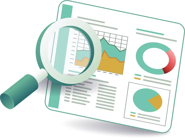 Dados de desenvolvimento e análise de negócios  Ilustração