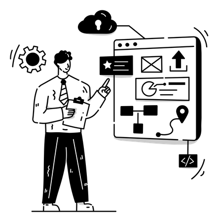 Desenvolvimento de software  Ilustração