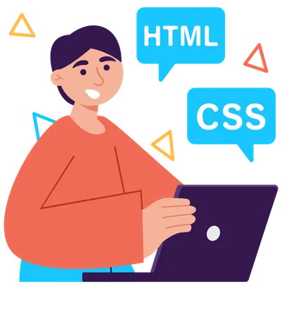 Desenvolvimento de front-end  Illustration