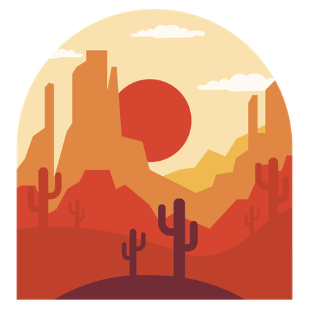 Desert  Illustration