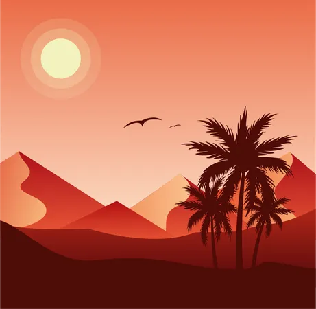 Desert  Illustration