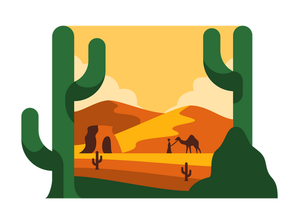 Desert  Illustration