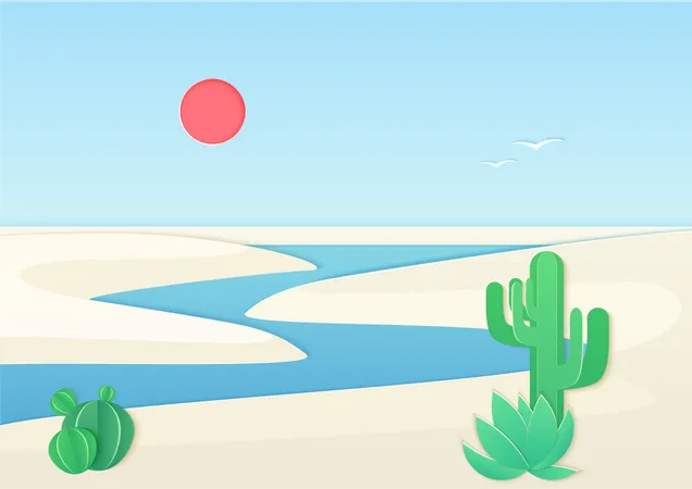 Desert  Illustration