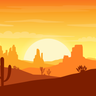 illustrations for desert
