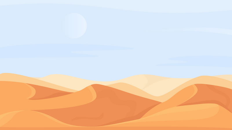 Deserto egípcio  Ilustração