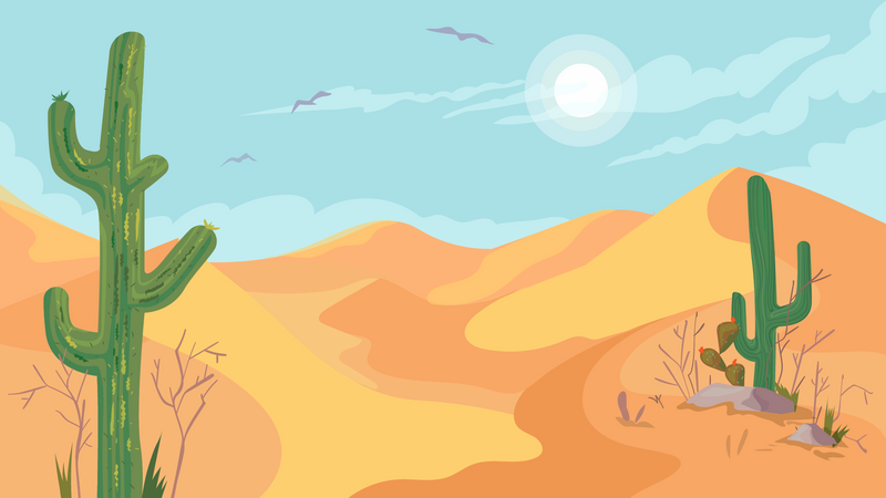 Desierto  Ilustración