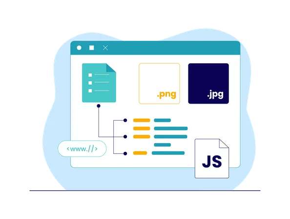 Criação e programação de sites  Ilustração