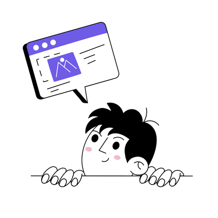 Design-Erstellung im Gange  Illustration