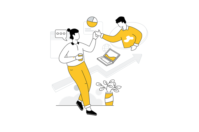 Design Team Collaboration  Illustration