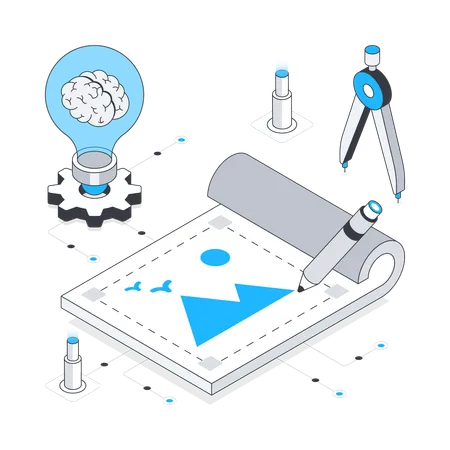 Design Thinking  Illustration