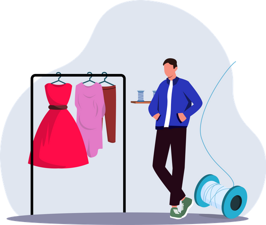 Designer studio  Illustration