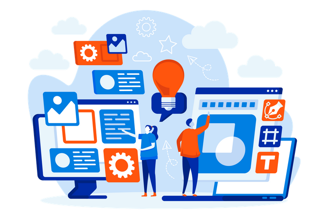 Designers team  Illustration
