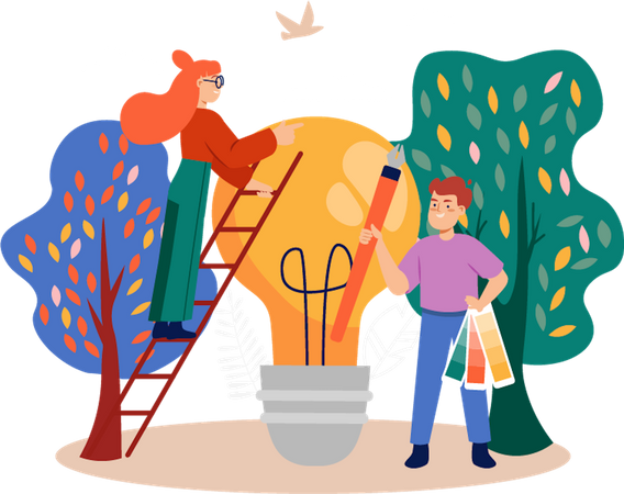 Desing studio  Illustration