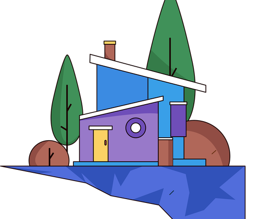 Detached house  Illustration