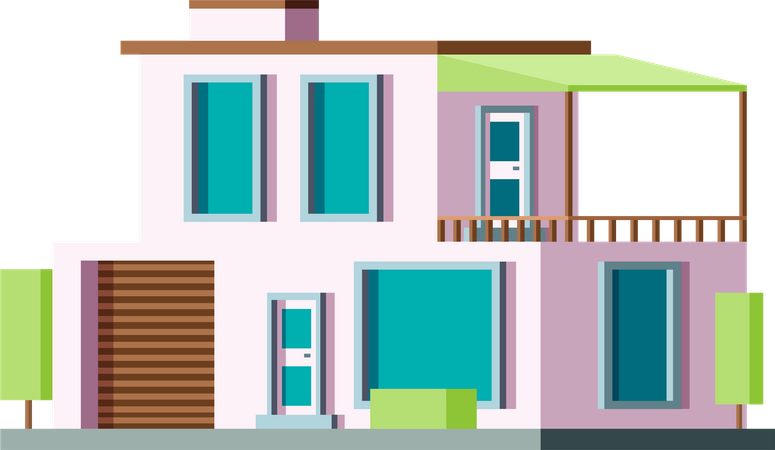 Detached house  Illustration