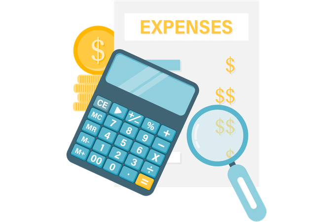 Detailed expenses  Illustration