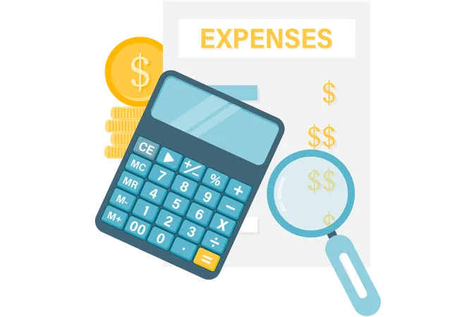 Detailed expenses  Illustration
