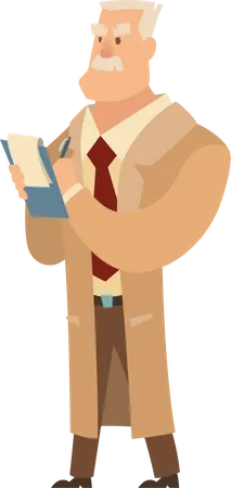 Detective Character Illustration