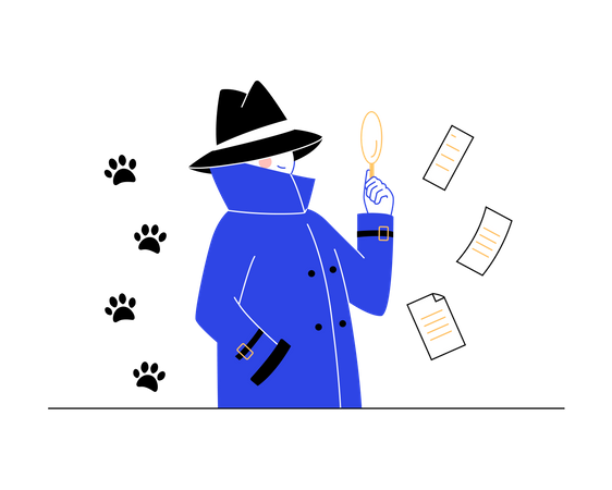 Detective Illustration