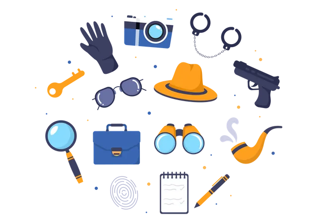 Detective Equipment  Illustration